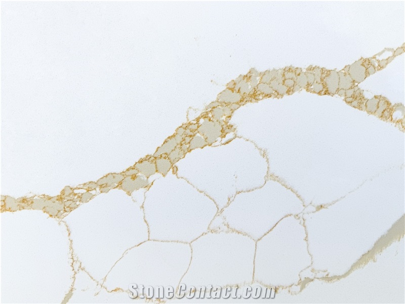Engineering Stone Calacatta Gold Quartz Slabs