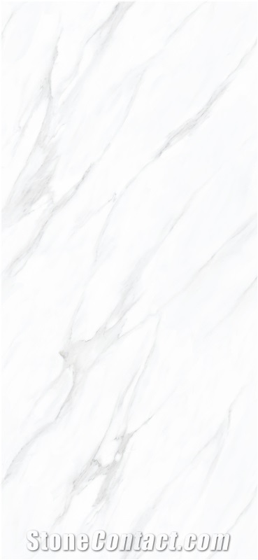 China Bianco Carrara Matt 1.2X2.6M 15Mm Sintered Stone Slabs