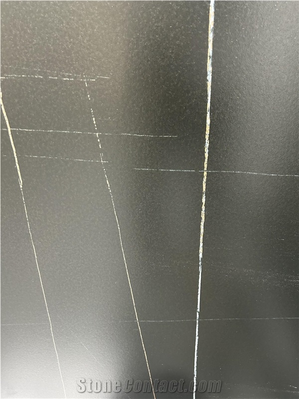 China LAUREN Black Glossy 15Mm Porcelain Slabs