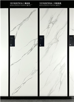 Chinese Bianco Statuario White Matt 15Mm Porcelain Tiles