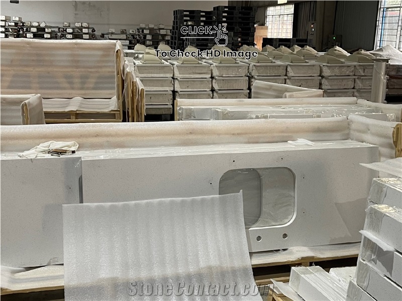 Vienam Quartz Peninsula Countertops, Island Tops