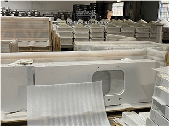 Vienam Quartz Peninsula Countertops, Island Tops