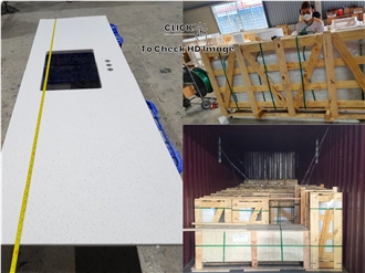 Vienam Quartz Peninsula Countertops, Island Tops