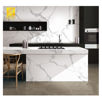 Engineered Stone Calacatta White Quartz Slabs