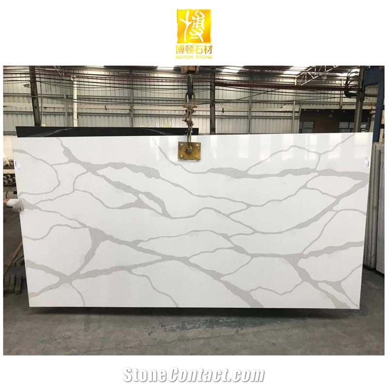 Engineered Stone Marble Effect Quartz Slabs, Wall Panels