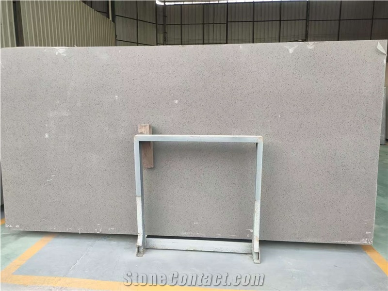 Hot Sale Cheap Grey Star Quartz Slabs For Indoor Design