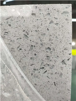 Hot Sale Cheap Grey Star Quartz Slabs For Indoor Design