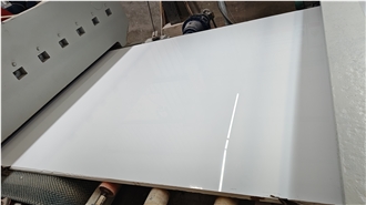Artificial Marble Super White Composite Stone Slabs Artificial Marble Super White Composite Stone Slabs