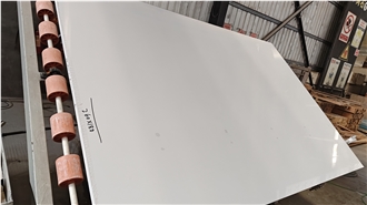 Artificial Marble Super White Composite Stone Slabs