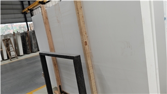 Artificial Marble Super White Composite Stone Slabs
