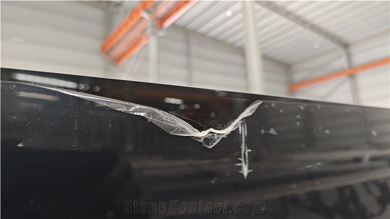 Artificial Stone Pure Black Sintered Stone Slabs