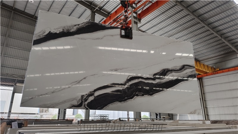 Chinese Black And White Ink Sintered Stone Slabs
