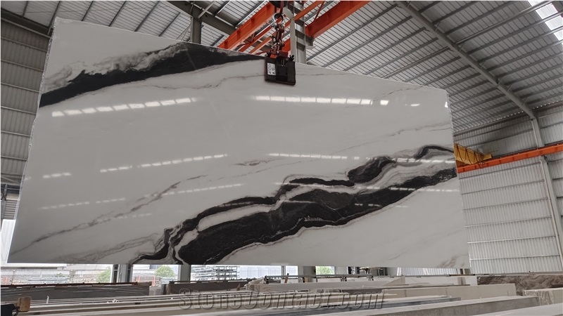 Chinese Black And White Ink Sintered Stone Slabs