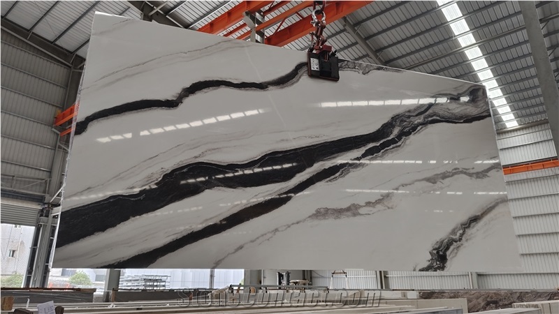 Chinese Black And White Ink Sintered Stone Slabs