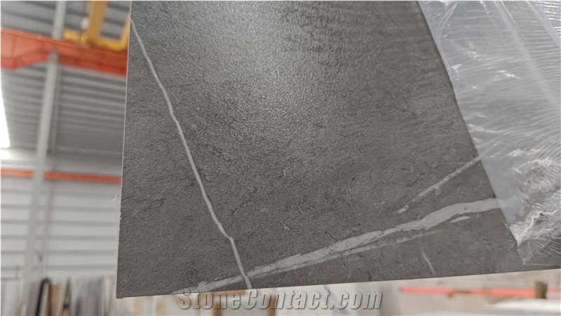 Dark Grey Matte Artificial Stone Sintered Stone Slabs
