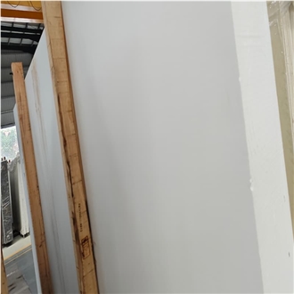 Pure White Artificial Composite Stone Slabs