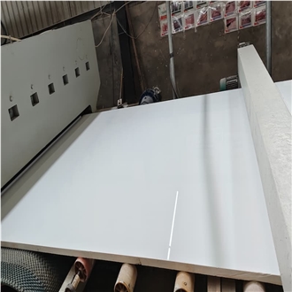 Pure White Artificial Composite Stone Slabs