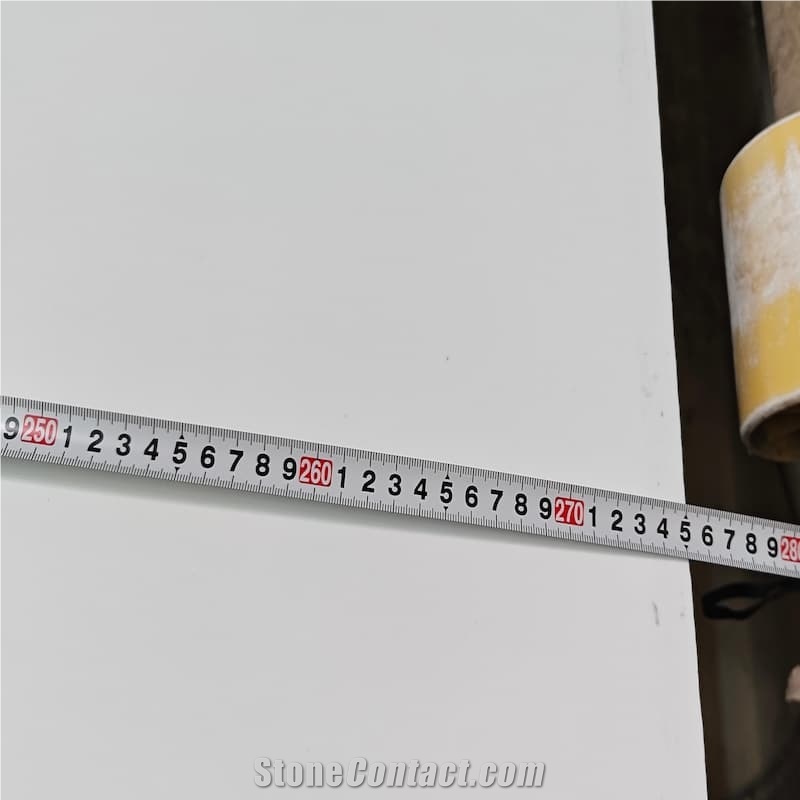 Pure White Artificial Composite Stone Slabs