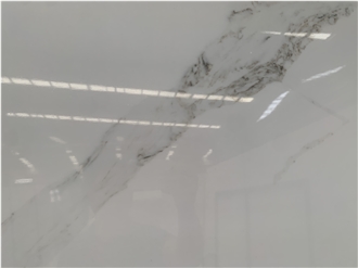 Kungfu Stone Calacatta White Quartz Slabs