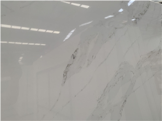 Kungfu Stone Calacatta White Quartz Slabs