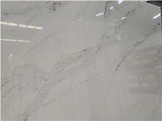 Kungfu Stone Calacatta White Quartz Slabs