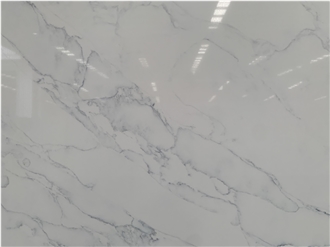 Kungfu Stone Export Calacatta Rai White Quartz Slabs