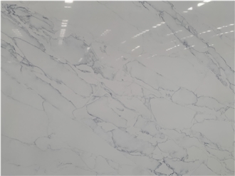 Kungfu Stone Export Calacatta Rai White Quartz Slabs