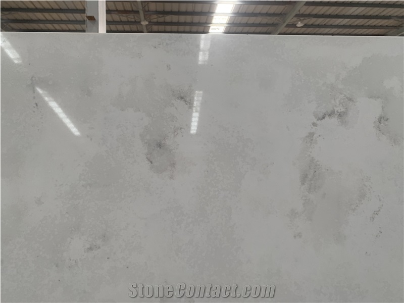 Kungfu Stone Export Concrete Light Quartz Slabs