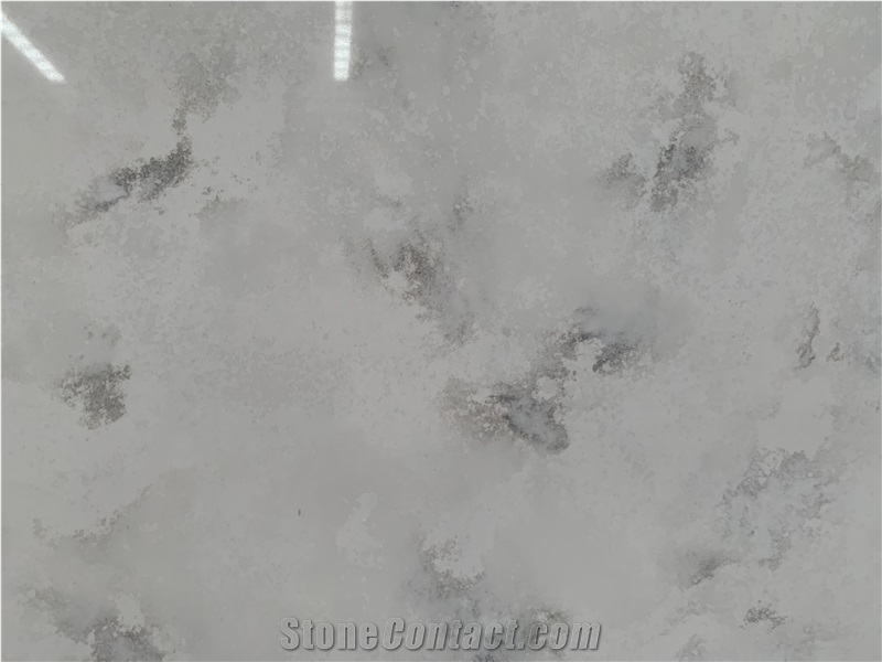 Kungfu Stone Export Concrete Light Quartz Slabs