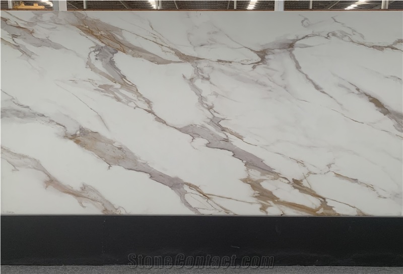 Kungfu Stone Export Printed Rust Veins Quartz Slabs