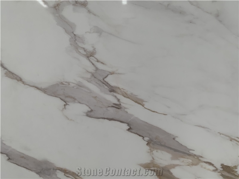 Kungfu Stone Export Printed Rust Veins Quartz Slabs