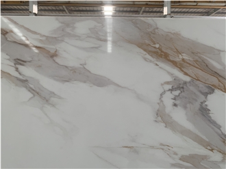 Kungfu Stone Export Printed Rust Veins Quartz Slabs