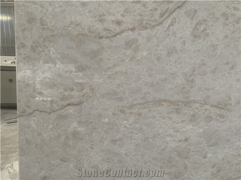 Kungfu Stone Full Body Printed Taj Mahal Quartz Slabs