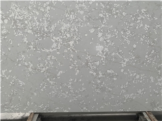 Kungfu Stone Grey Marble Looks Quartz Slabs