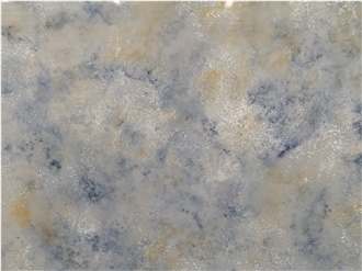 Kungfu Stone Manufacture Blue Onyx Looks Quartz Slabs