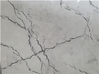 Kungfu Stone Supply Black Veins Calacatta Quartz Slabs
