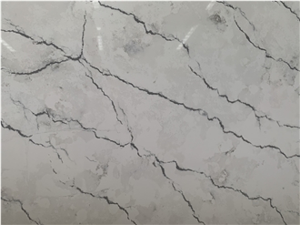 Kungfu Stone Supply Black Veins Calacatta Quartz Slabs