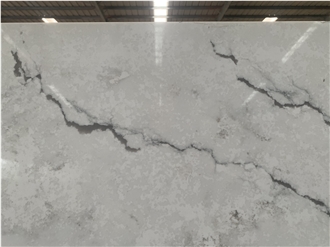Kungfu Stone Supply Black Veins Calacatta Quartz Slabs