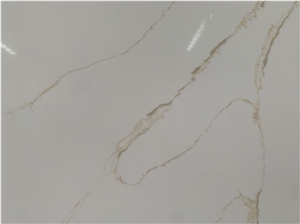 Kungfu Stone Supply Calacata Dundee Gold Quartz Slabs