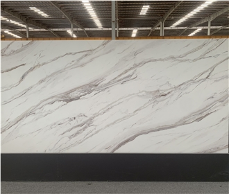 Kungfu Stone Supply Calacatta Win White Quartz Slabs