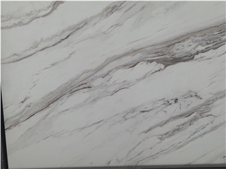 Kungfu Stone Supply Calacatta Win White Quartz Slabs