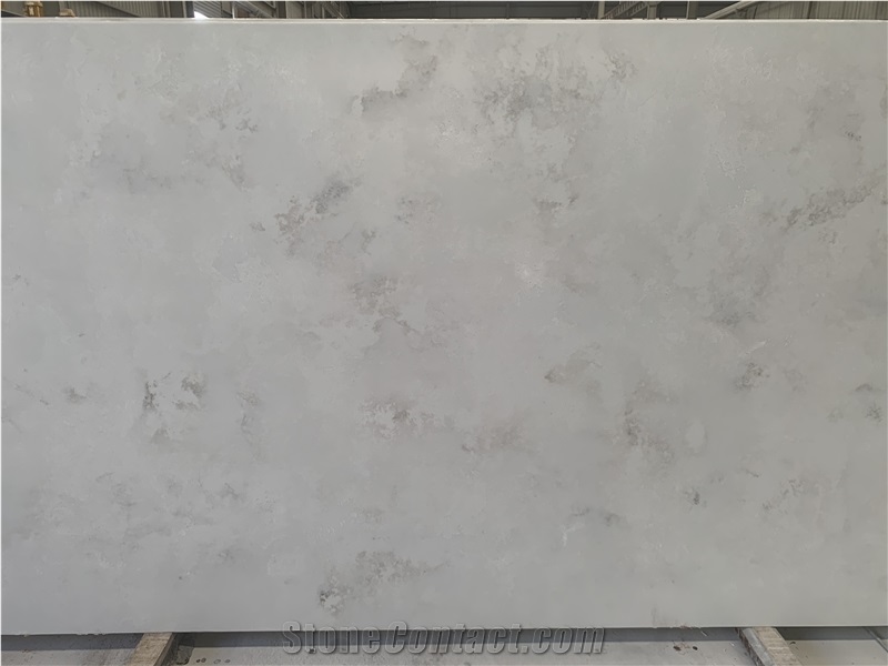 Kungfu Stone Supply Concrete Grey Quartz Slabs