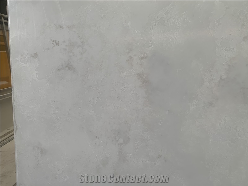 Kungfu Stone Supply Concrete Grey Quartz Slabs