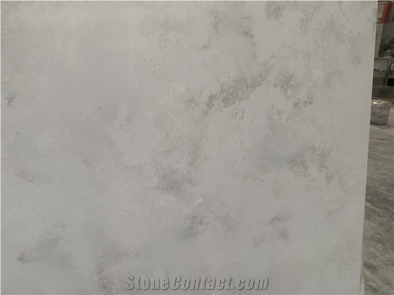 Kungfu Stone Supply Concrete Grey Quartz Slabs