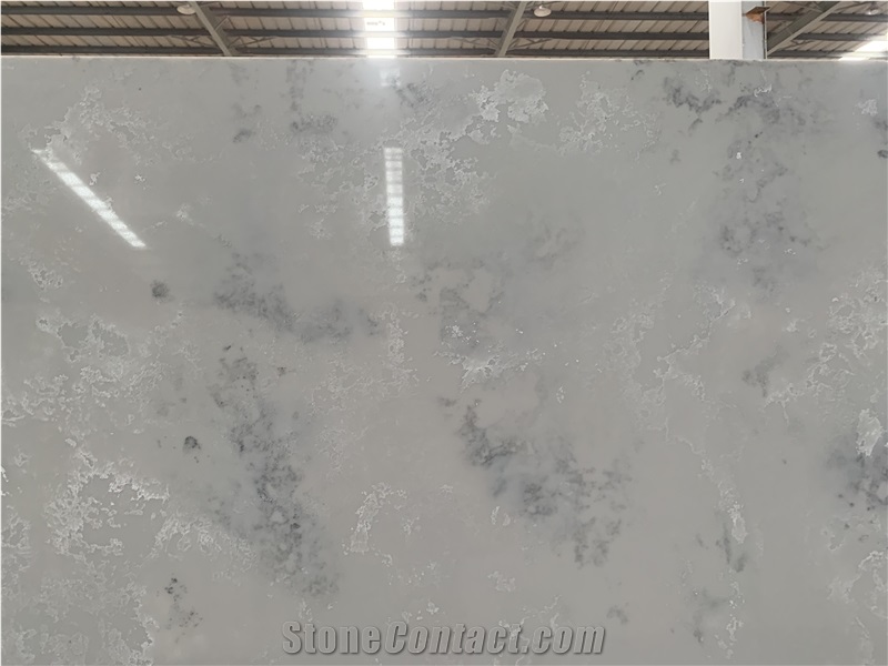 Kungfu Stone Supply Grey Onyx Looks Quartz Slabs