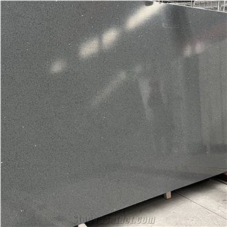 Kungfu Stone Supply Stellar Grey Quartz Slabs Wholesale