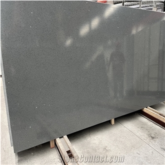 Kungfu Stone Supply Stellar Grey Quartz Slabs Wholesale