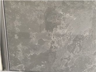Kungfu Stone Wholesale Gray Concrete Quartz Slabs