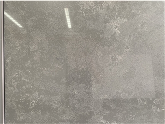 Kungfu Stone Wholesale Gray Concrete Quartz Slabs