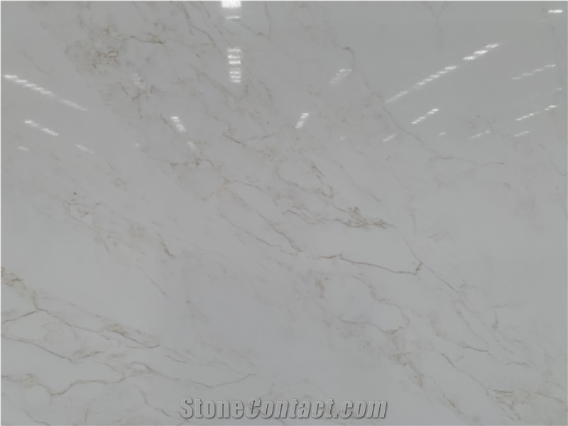 Kungfu Stone Wholesale Modern White Quartz Slabs